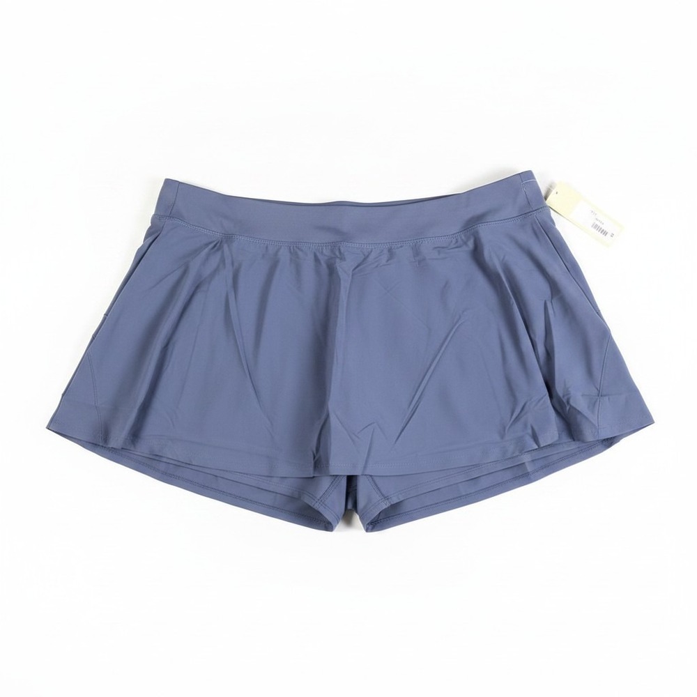 All in Motion Women's Everyday Soft Mid Rise Skort 14.5" Gray Size 3X NWT